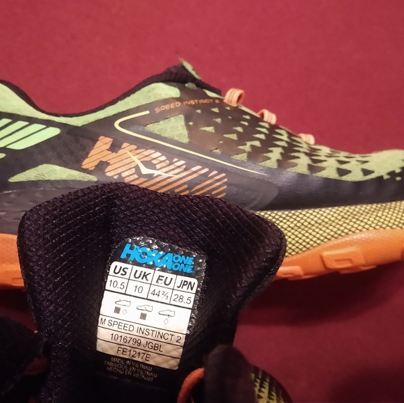 HOKA ONE ONE Speed Instinct 2 • Men Sz 10.5 - Picture 9 of 9